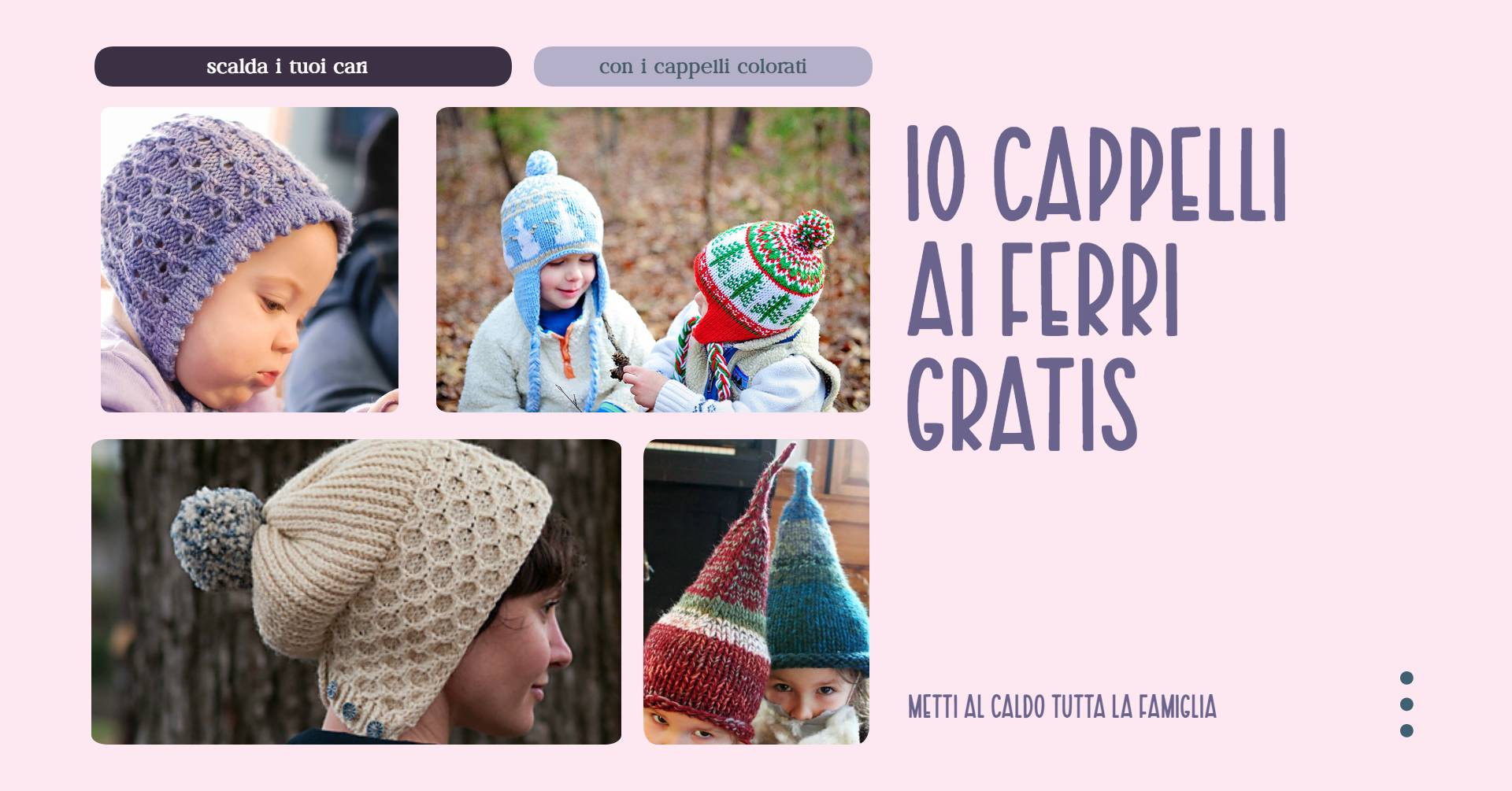 Lavori a maglia, 10 modelli di cappelli ai ferri