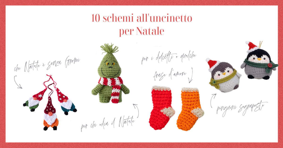 Schemi per lavori natalizi all'uncinetto
