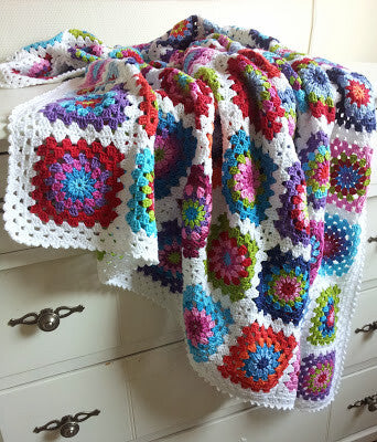 Coperta granny square