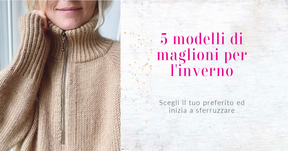 5 maglioni ai ferri per l'inverno