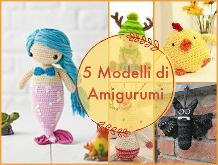5 modelli di Amigurumi