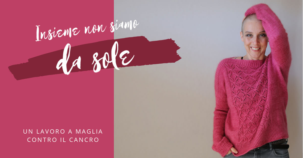 Pullover a maglia contro il cancro