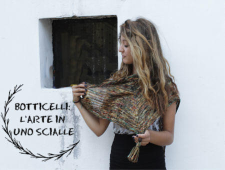 scialle a maglia