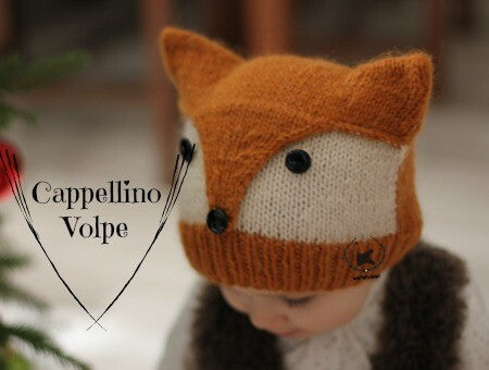cappellino a maglia volpe