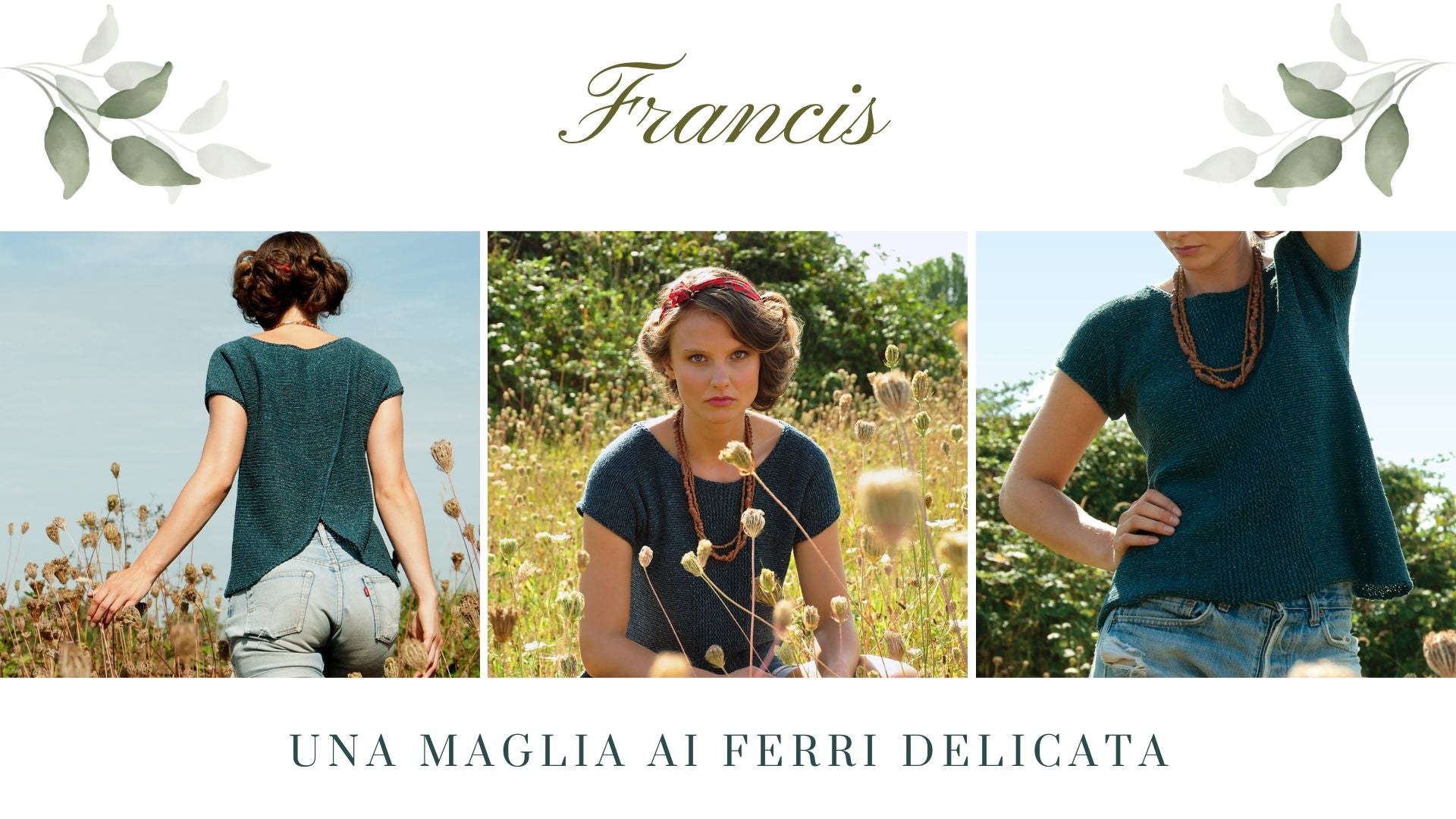 francis una maglia ai ferri delicata