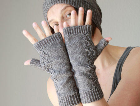 Guanti a maglia Moondust