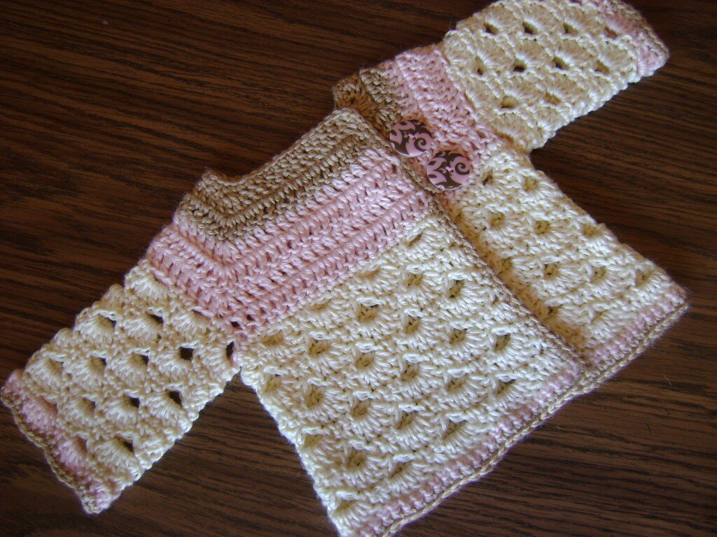 Maglia bimba a uncinetto