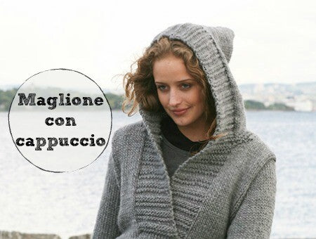 maglia con cappuccio