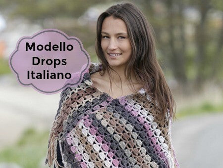 poncho ai ferri