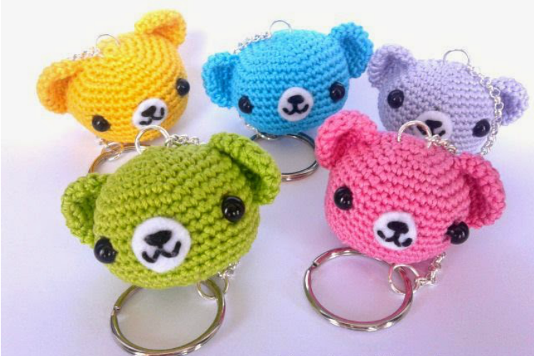 amigurumi portachiavi