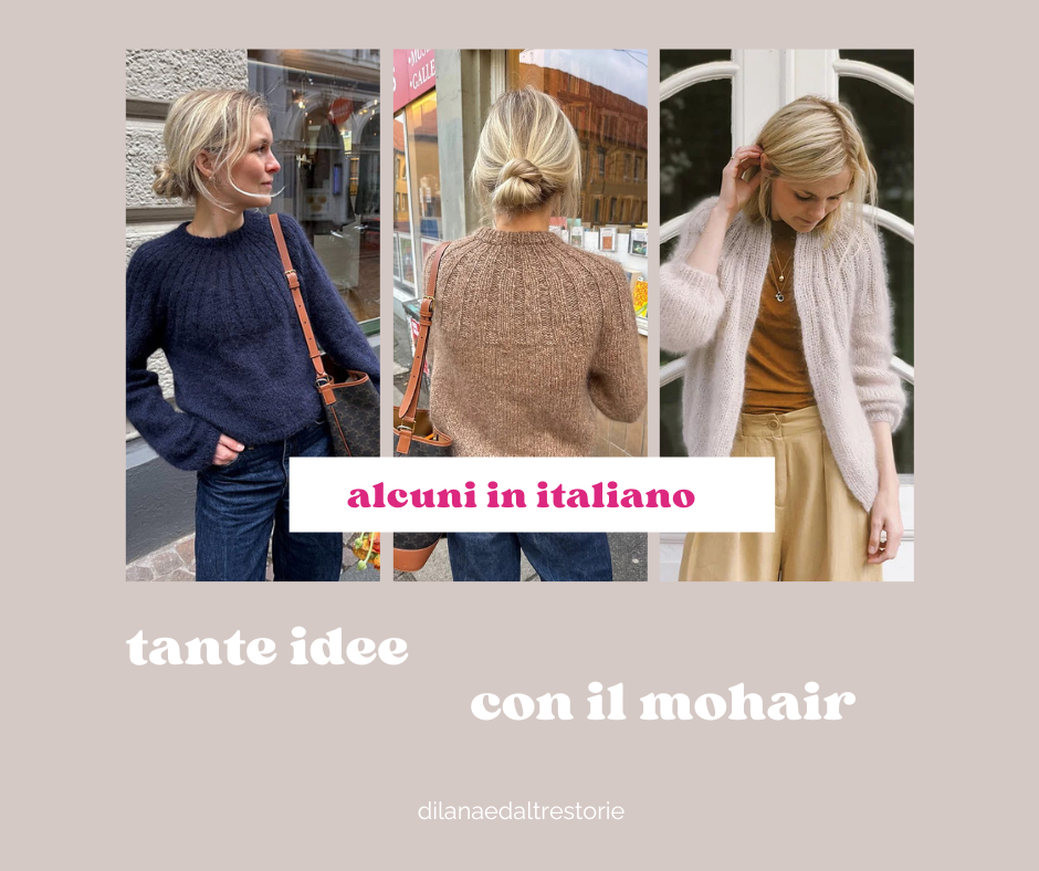 tante idee a maglia con il mohair