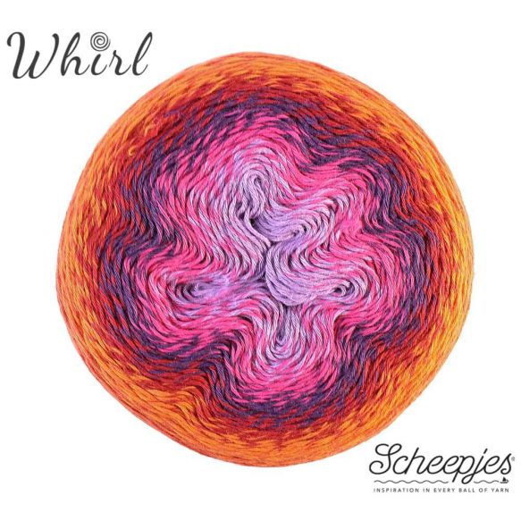 Filato Scheepjes Whirl 764- Red Velvet Sunrise