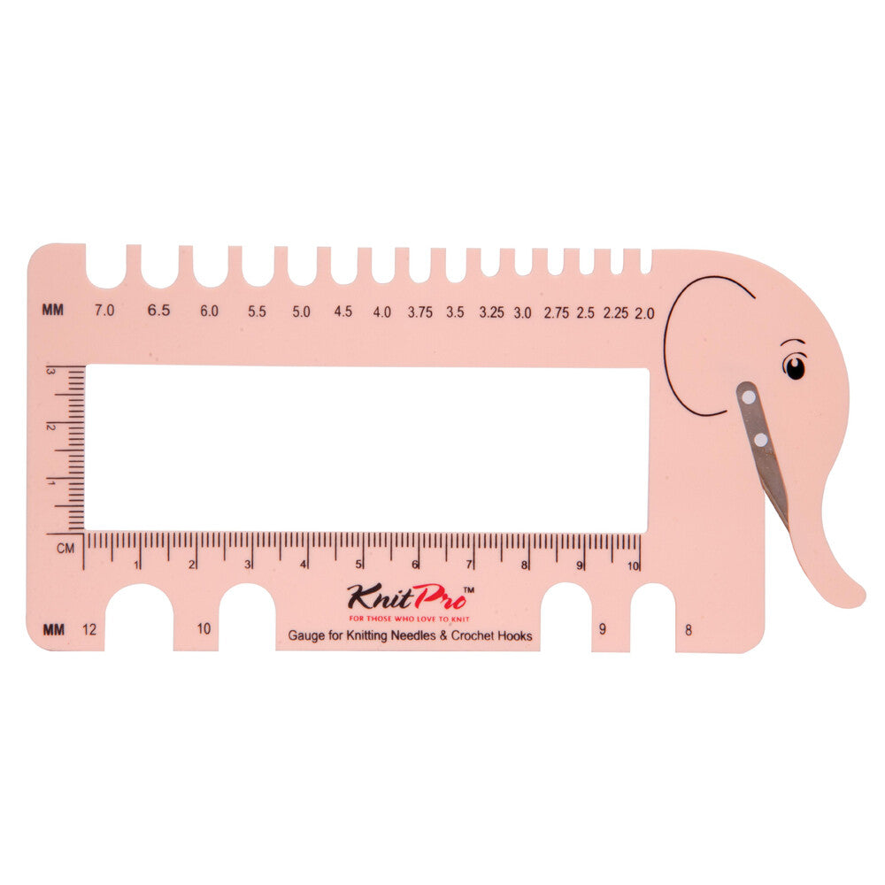 GAUGE KNITPRO ELEFANTE ROSA