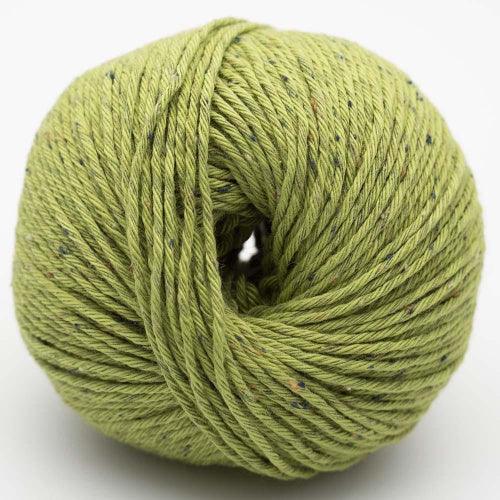 Gossypium Cotton Tweed 26 lime green