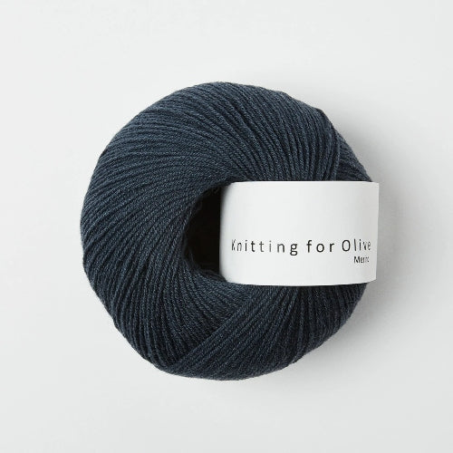 Knitting for Olive Merino Deep Petroleum Blue