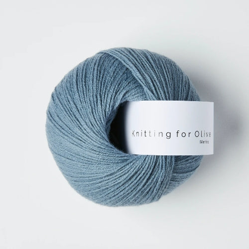Knitting for Olive Merino Dusty Dove Blue