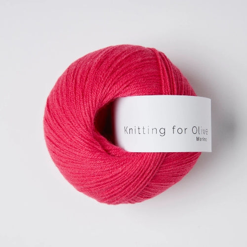 Knitting for Olive Merino Pink Daisies