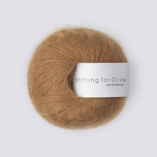 Knitting for Olive Soft Silk Mohair Caramel