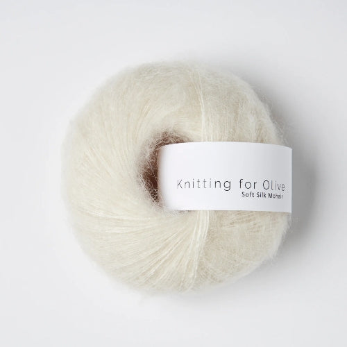 Knitting for Olive Soft Silk Mohair Cream