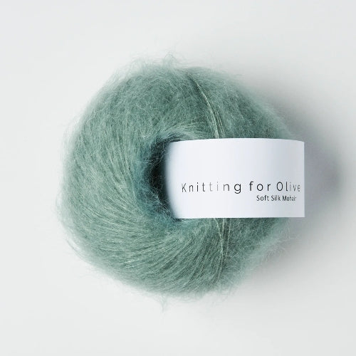 Knitting for Olive Soft Silk Mohair Dusty Aqua