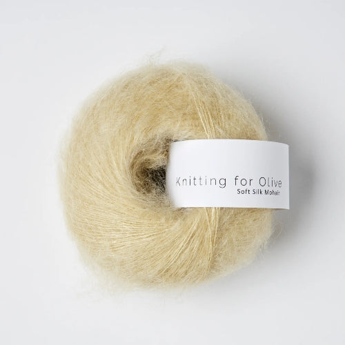 Knitting for Olive Soft Silk Mohair Dusty Banana