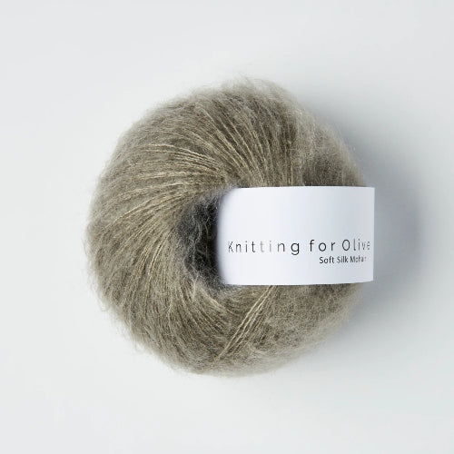 Knitting for Olive Soft Silk Mohair Dusty Moose