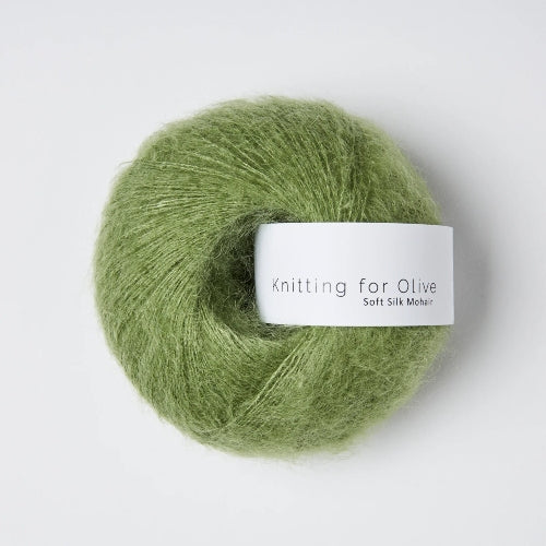 Knitting for Olive Soft Silk Mohair Pea ShootsKnitting for Olive Soft Silk Mohair Pea Shoots