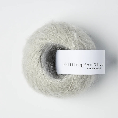 Knitting for Olive Soft Silk Mohair Pearl Gray