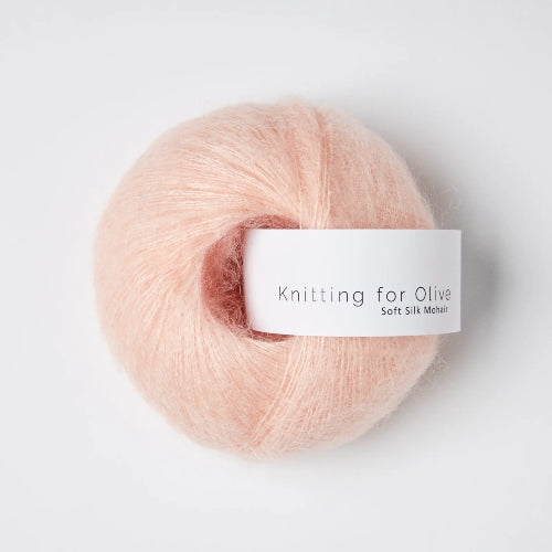 Knitting for Olive Soft Silk Mohair Poppy Rose