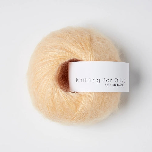Knitting for Olive Soft Silk Mohair Soft Peach