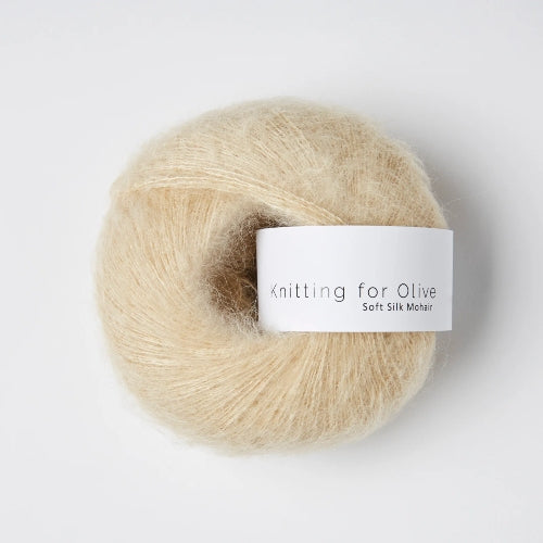 Knitting for Olive Soft Silk Mohair Wheat