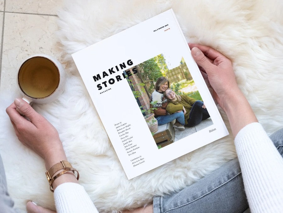 Rivista di maglia making stories