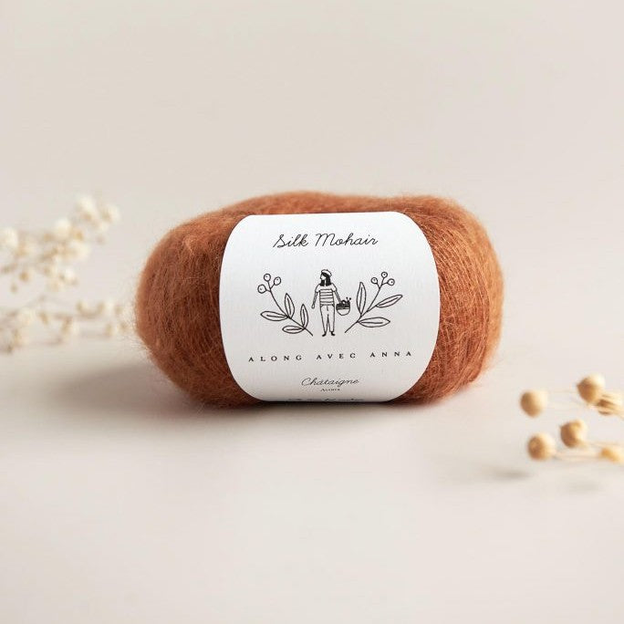 SILK MOHAIR – CHÂTAIGNE