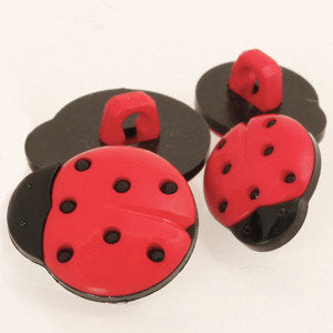 Bottoni coccinella