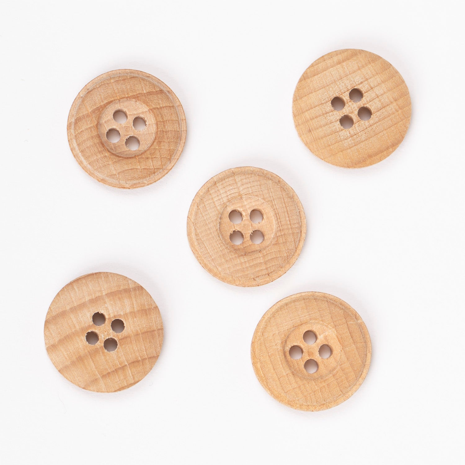 Bottoni legno chiari