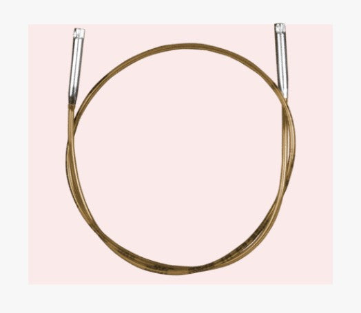 Addi Ferri Circolari 80 Cm 3,50 Mm – In Ottone Rivestito, Cavo Flessibile, Per Maglia E Progetti Creativi