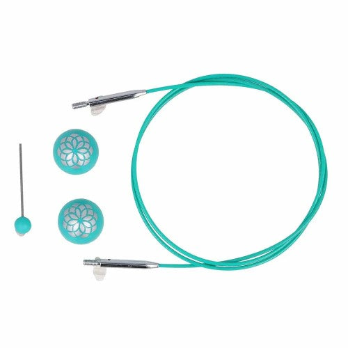 cavi fissi teal knitpro mindful