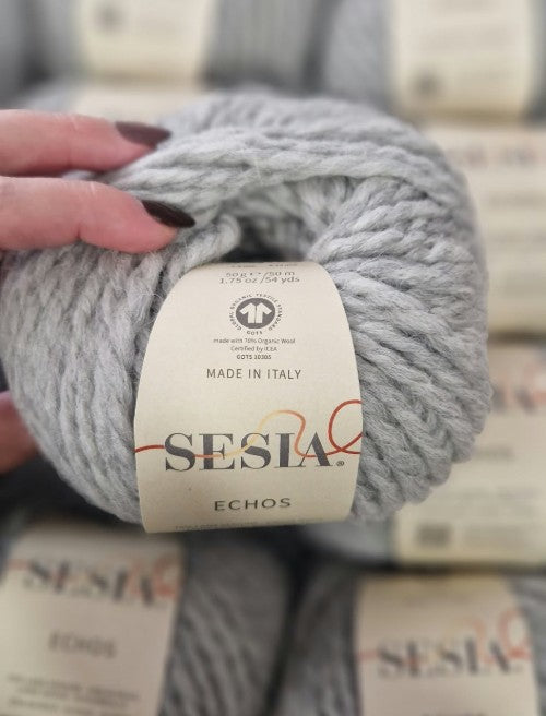 Sesia Echos – Filato in Lana Vergine Biologica e Alpaca