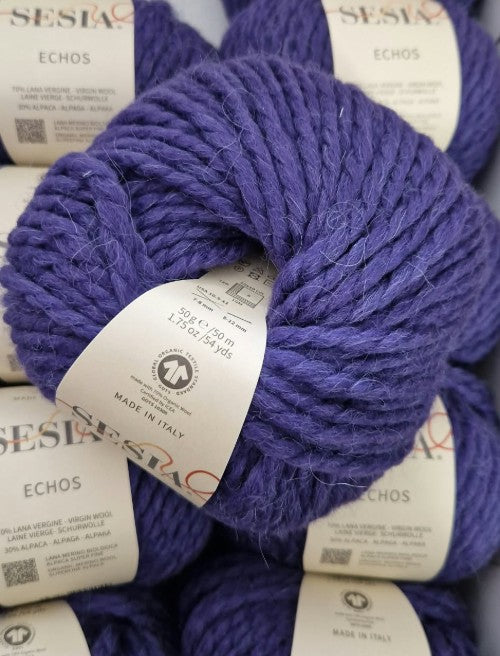 Sesia Echos – Filato in Lana Vergine Biologica e Alpaca