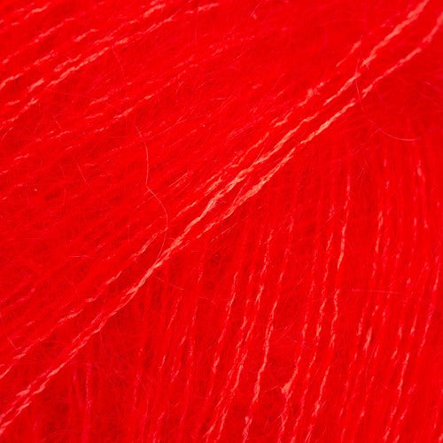 filato kid silk 61 rosso acceso