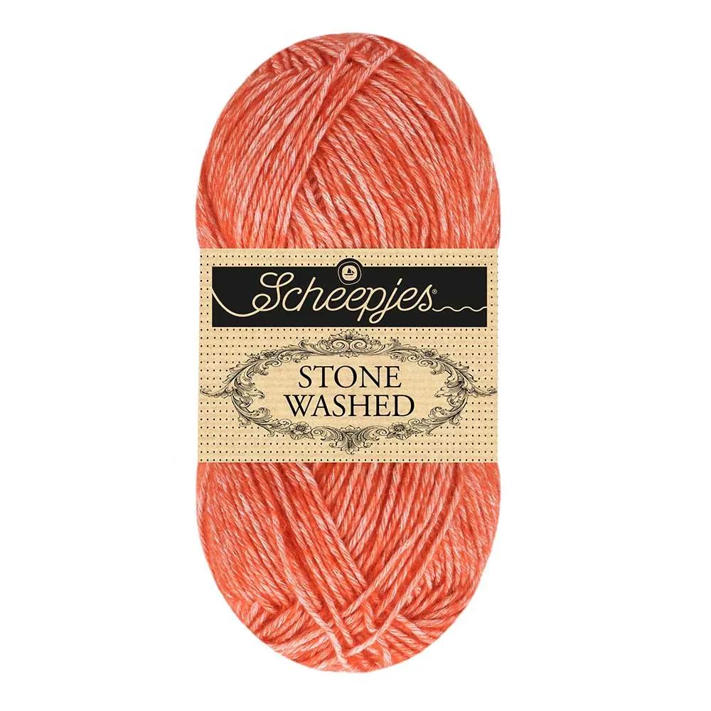 filato stone washed 843 Realgar Red