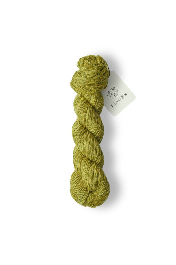 isager tweed Lime