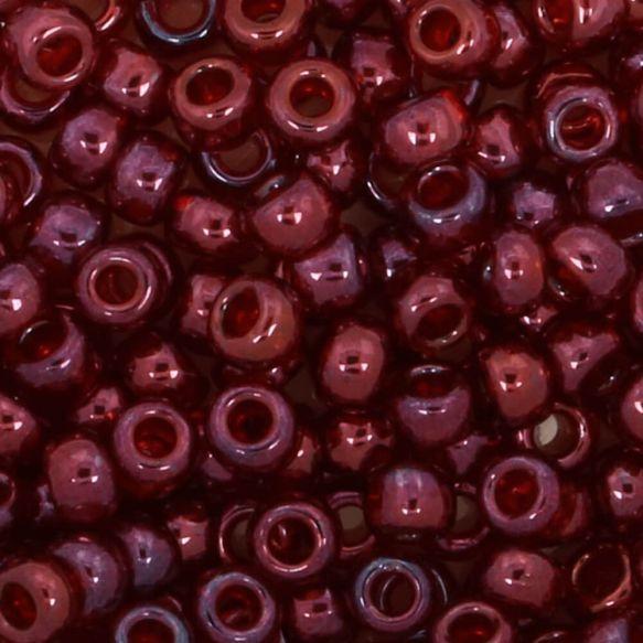 toho beads 0332 red purple pink