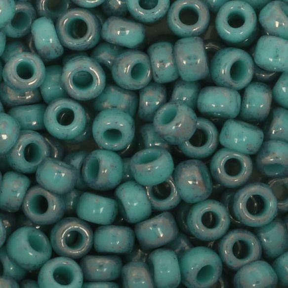 toho beads 1206 green blue