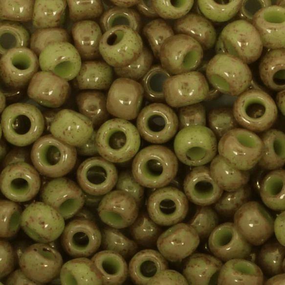 toho beads 1209 green yellow