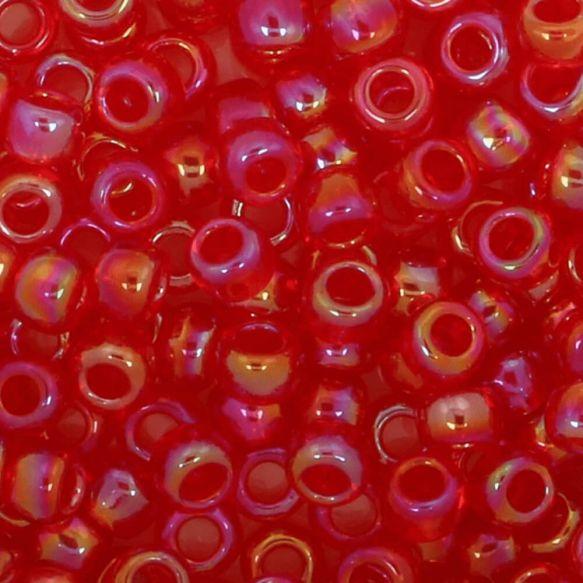 toho beads 165 red multicolor