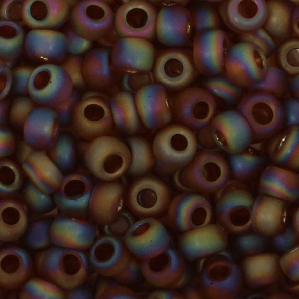 toho beads 177 metal brown
