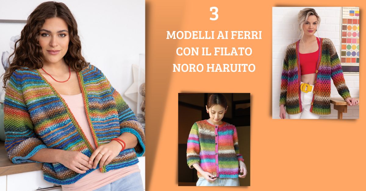 3 Cardigan ai ferri per la primavera