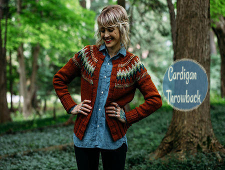 Cardigan a maglia The Throwback