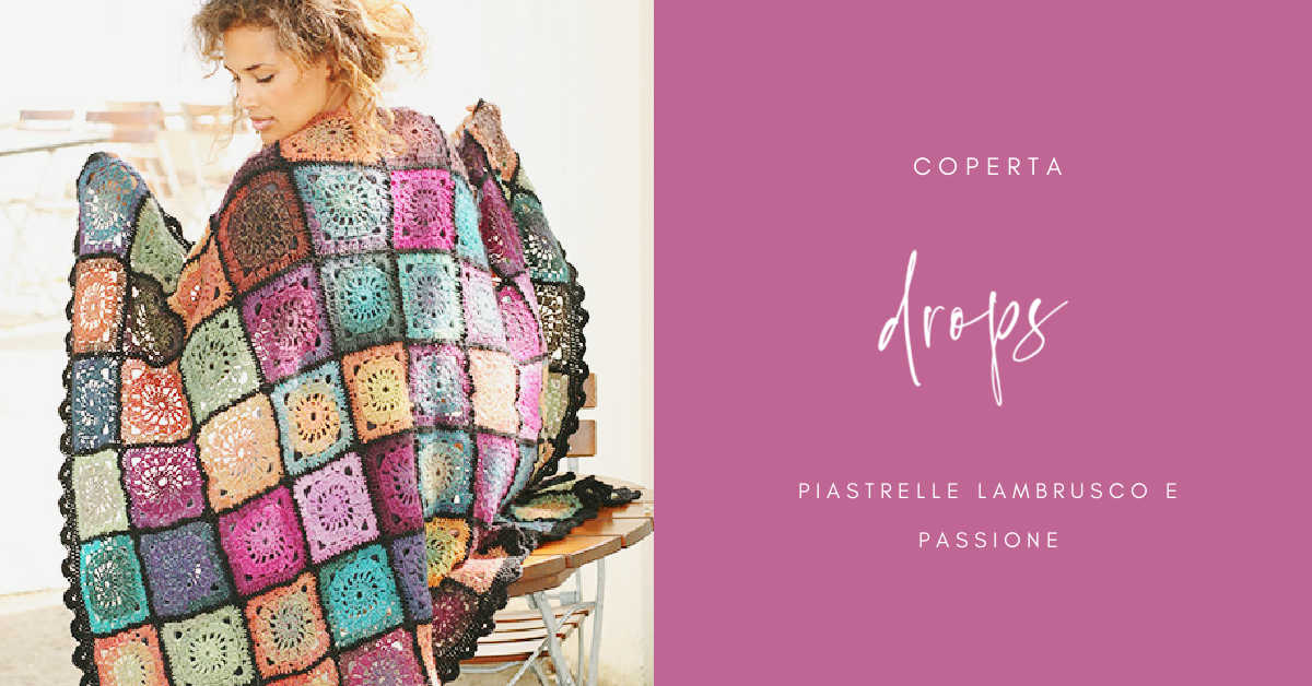 coperta uncinetto piastrelle